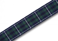 16mm Douglas modern tartan ribbon