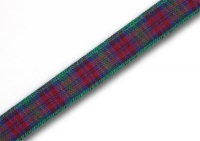 10mm Lindsay tartan ribbon