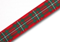 MacGregor tartan ribbon 16mm