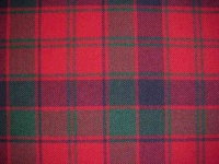 Robertson red tartan rug