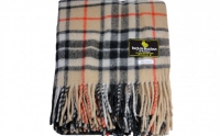 Thompson Camel tartan rug